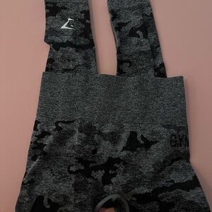 Gymshark Camouflage Leggings - Gray